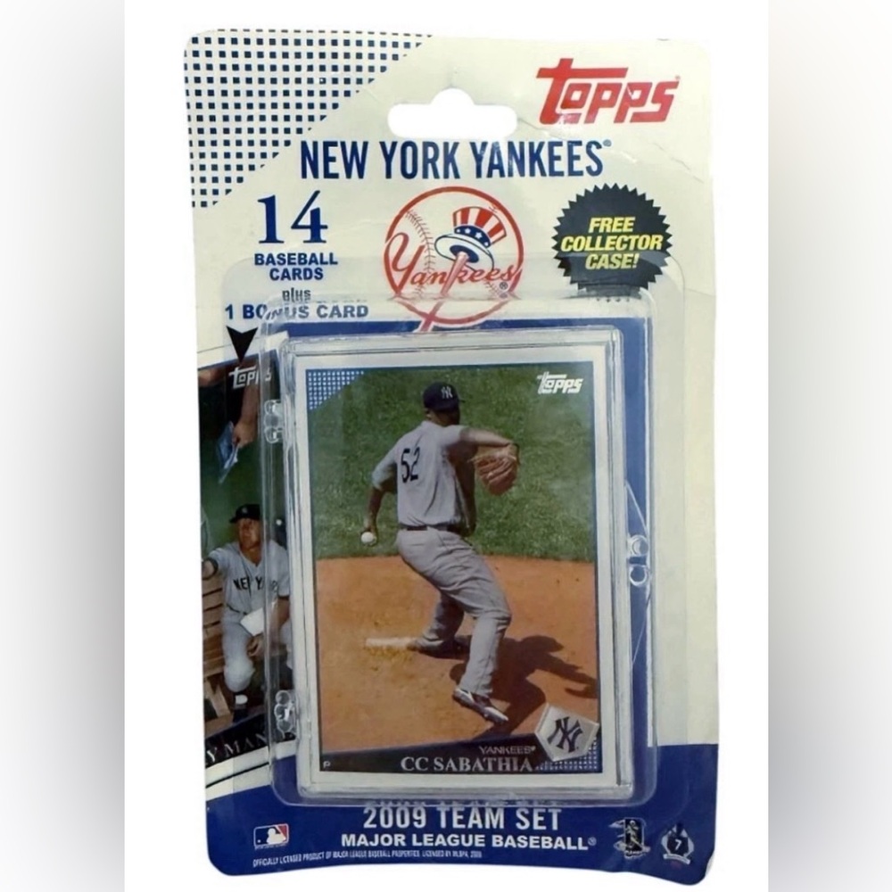 NYY Topps 2009 Team Card Set Brand New